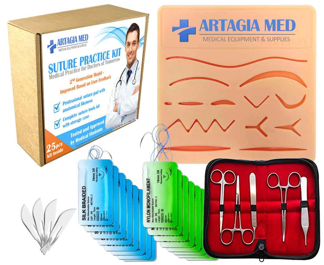 CUSTOM ORDER: 50 Complete Suture Practice Kits - Convenient MD
