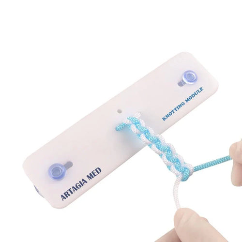 Basic Surgical Knot Tying Practice Board Kit – Complete Medical Training Set with Rope, Knot Trainer & Tie Fast Tool for Students