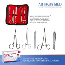 Suture Practice Kit with Needle & Thread – 30-Piece Set with Tutorial Videos for Medical Student Training