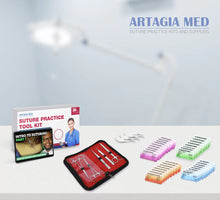 Suture Practice Kit with Needle & Thread – 30-Piece Set with Tutorial Videos for Medical Student Training