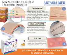 Advanced Suturing Practice Kit for Medical Students (35-Piece) – Latest Generation, Most Comprehensive Set with 3 Premium Suture Pads & Complete Tool Kit for Educational Use Only