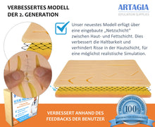 Qualitativ hochwertiges Übungsnahset für medizinisches Training, einschließlich Nahtpads aus Silikon mit vorgeschnittenen Wunden und einem kompletten Übungsnahtset (25Teile)