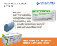 Pkg. Of 12 Sutures Thread with Needle -First Aid Field Emergency Practice and Training – For Practicing Suturing Doctors, Medical Students, Veterinarians and Nurses (Education and Demonstration only)