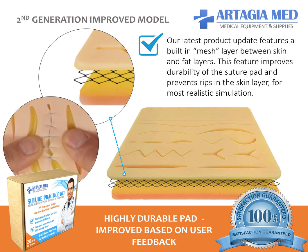 Custom Order:  45 Suture Pads
