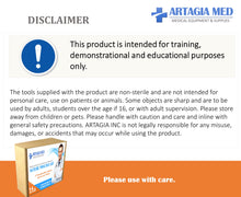 Pkg. Of 12 Sutures Thread with Needle -First Aid Field Emergency Practice and Training – For Practicing Suturing Doctors, Medical Students, Veterinarians and Nurses (Education and Demonstration only)
