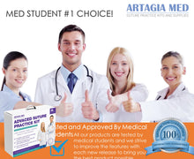 Advanced Suturing Practice Kit for Medical Students (35-Piece) – Latest Generation, Most Comprehensive Set with 3 Premium Suture Pads & Complete Tool Kit for Educational Use Only